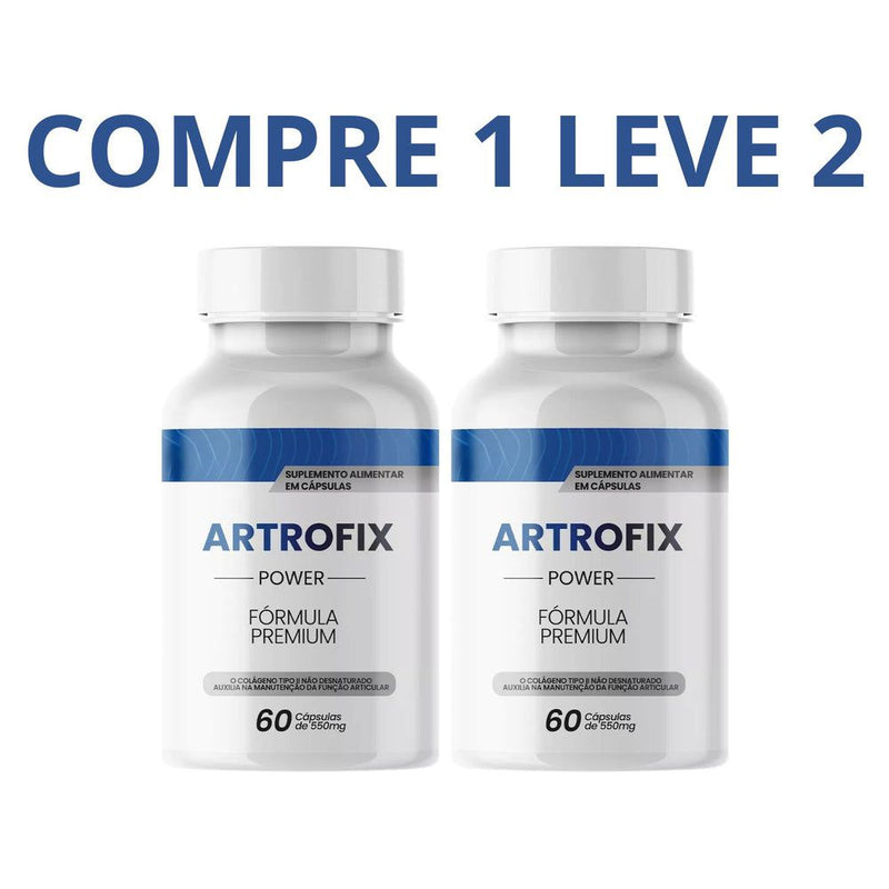 Artrofix Power 60 Cápsulas - Articulações e Cartilagens + Frete Grátis