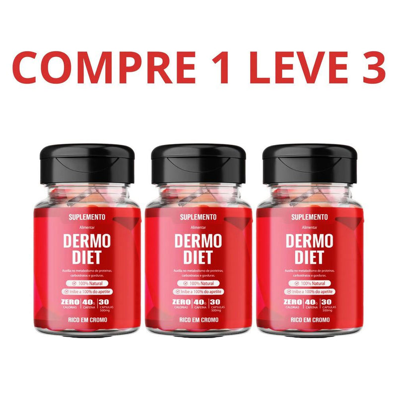 Dermo Diet 30 Cápsulas - Aliado do Emagrecimento + Frete Grátis