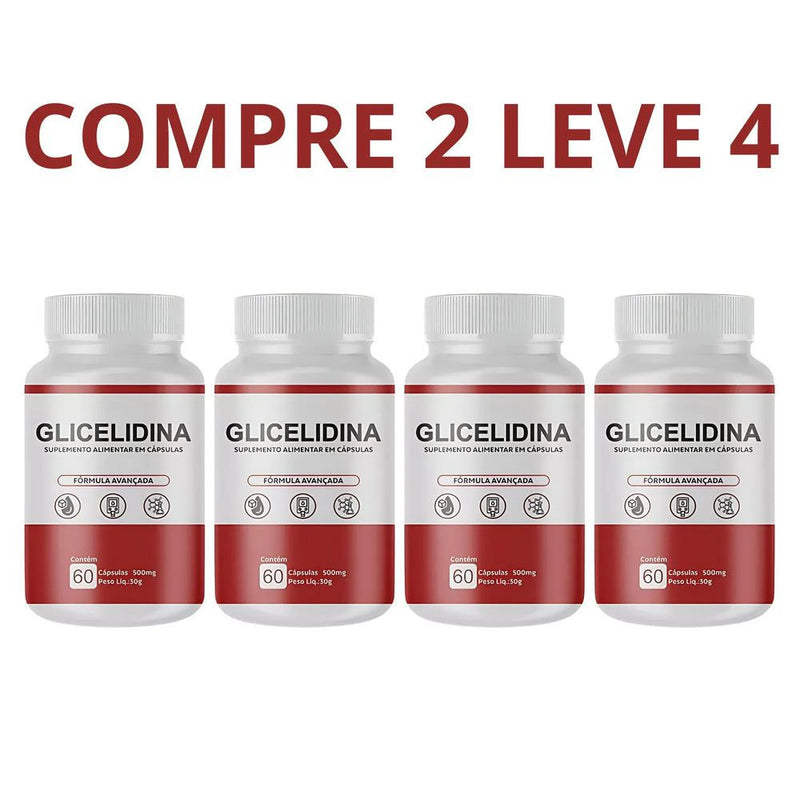 Glicelidina 60 Cápsulas - Solução Para Controle de Diabetes + Frete Grátis