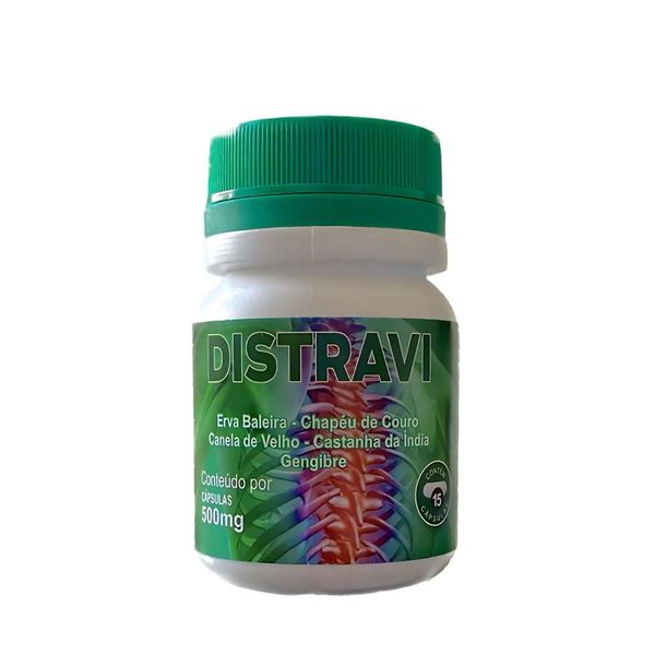 Distravi 15 Cápsulas - Alívio Eficiente Contra Dores e Inflamações + Frete Grátis