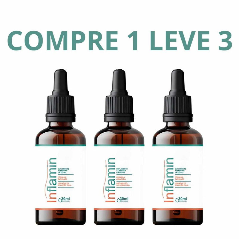 Inflamin 30ml - Alívio Para Azia e Refluxo + Frete Grátis
