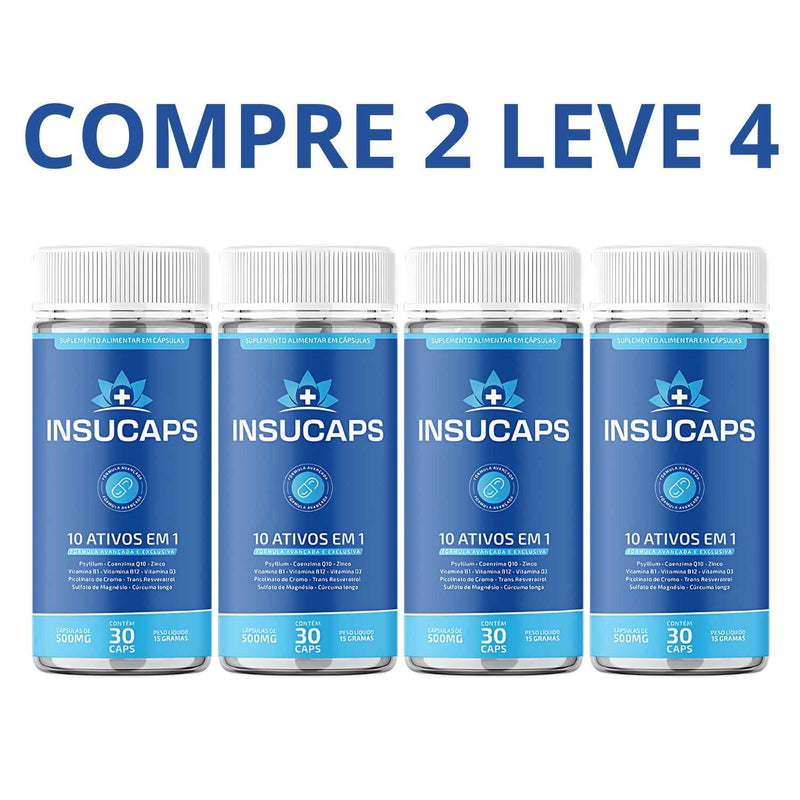 Solução Mais Completa, Eficaz e Segura Para Insulina, Diabetes e Bem-Estar


Insucaps é um suplemento desenvolvido para auxiliar no controle da diabetes, promovendo uma vida saudável e equilibrada. Com sua fórmula 100% natural, Insucaps oferece uma poderosa combinação de nutrientes para apoiar a saúde do pâncreas, ajudar no controle da glicemia e melhorar o bem-estar geral.

Para Que Serve o Insucaps?

Insucaps é indicado para manter os níveis de glicose no sangue sob controle, promover a saúde do pâncreas,