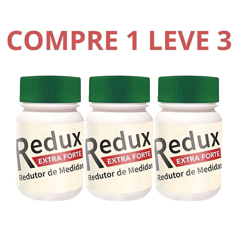 Solução Completa, Eficaz e Segura Para Redução de Medidas e Emagrecimento


Redux Extra Forte é um suplemento natural de alta potência, ideal para quem busca emagrecer com resultados rápidos e sustentáveis. Com uma fórmula avançada que combina os melhores ingredientes, atua desde a queima de gordura até o controle do apetite, tudo de forma segura e sem efeitos colaterais.

Para Que Serve o Redux Extra Forte?


Desenvolvido para auxiliar na perda de peso, Redux Extra Forte acelera o metabolismo, reduz a fome