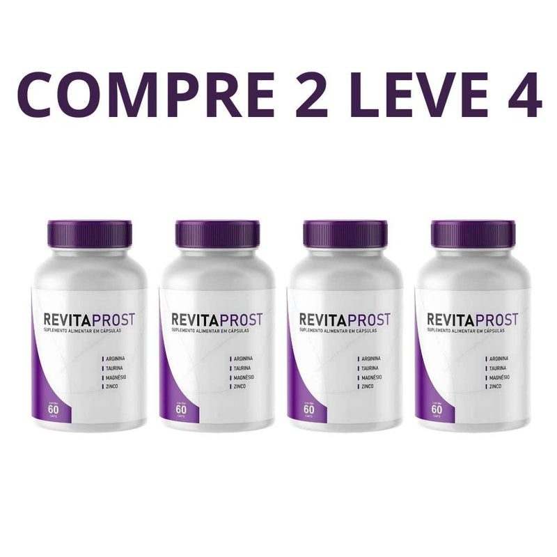RevitaProst 60 Cápsulas - Solução Natural Para Próstata + Frete Grátis