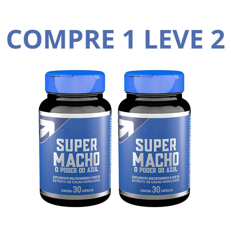 Super Macho 30 Cápsulas - Brinde Super Macho Gotas 30ml + Frete Grátis