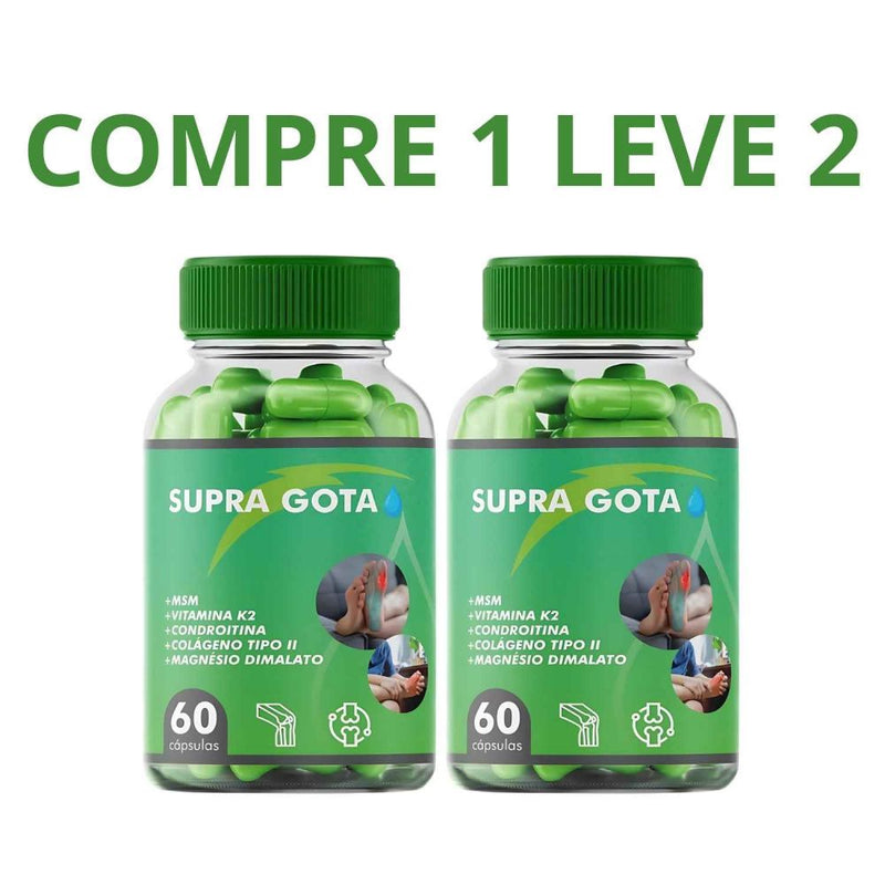 Supra Gota 60 Cápsulas - Alívio Rápido e Duradouro + Frete Grátis