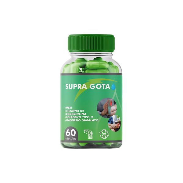 Supra Gota 60 Cápsulas - Alívio Rápido e Duradouro + Frete Grátis