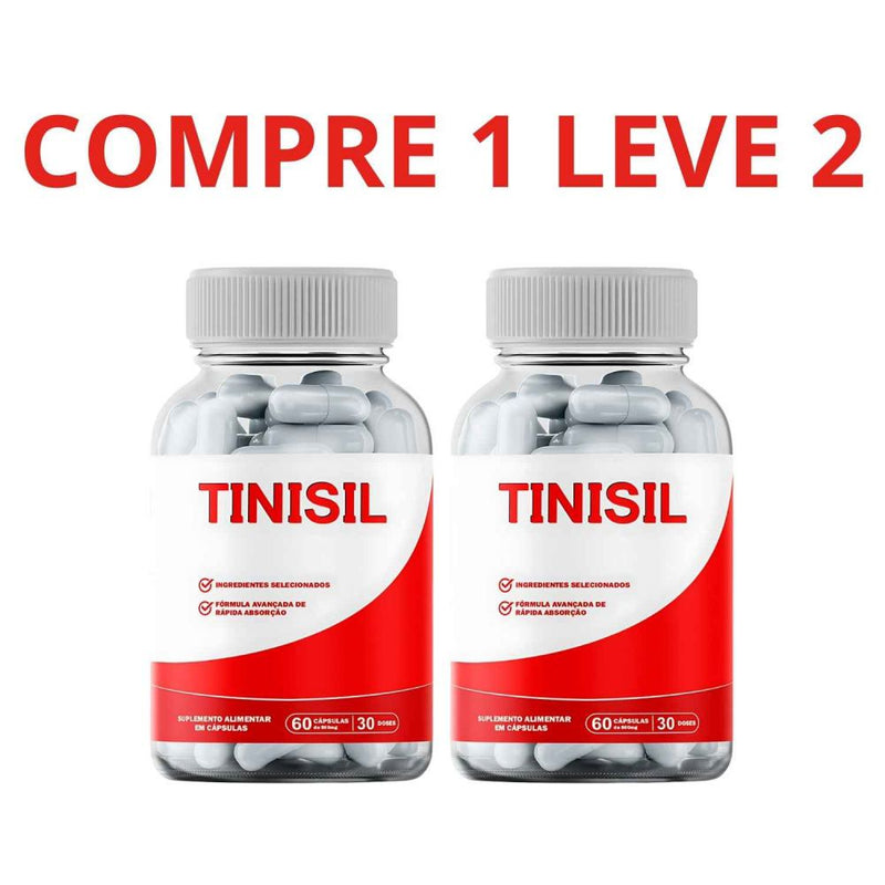 Tinisil 60 Cápsulas - Zumbidos e Bem-Estar Da Audição + Frete Grátis
