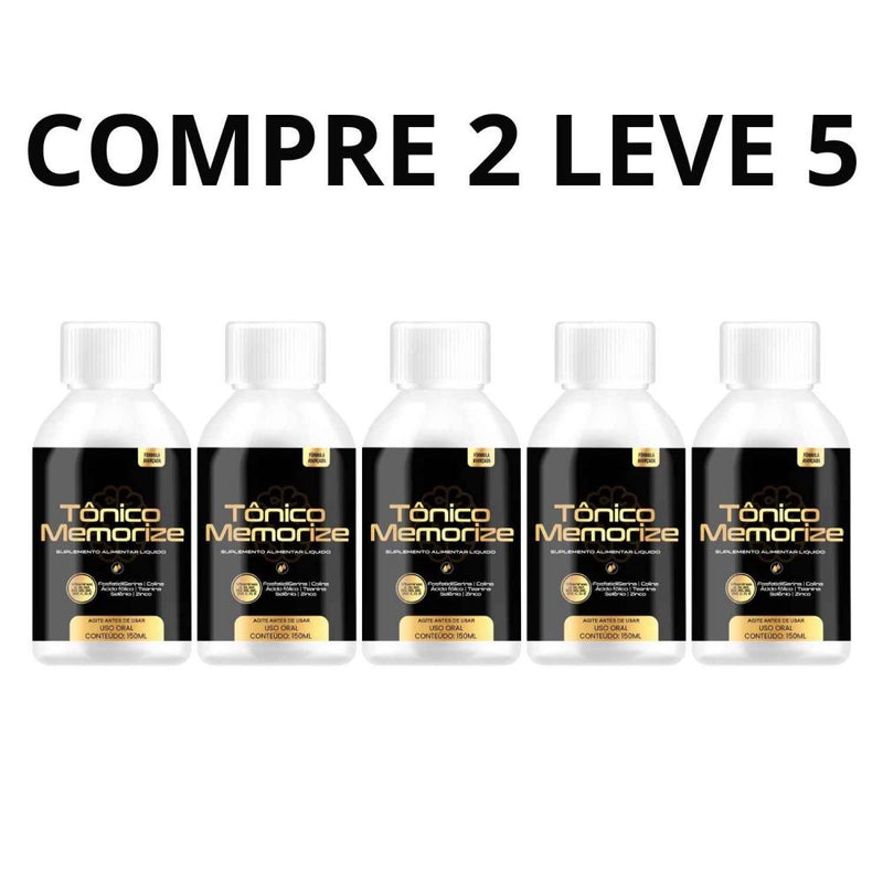 Tônico Memorize 150ml - Previna a Degeneração Cerebral + Frete Grátis