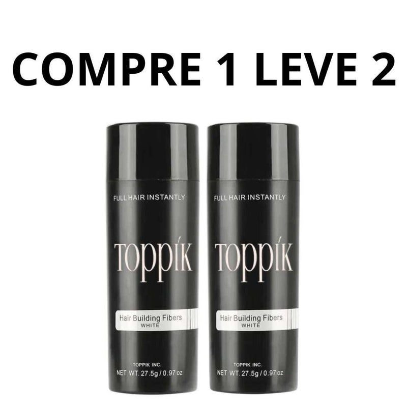 Toppik Hair Fiber - Preenche de Forma Instantânea as Falhas Capilares + Frete Grátis