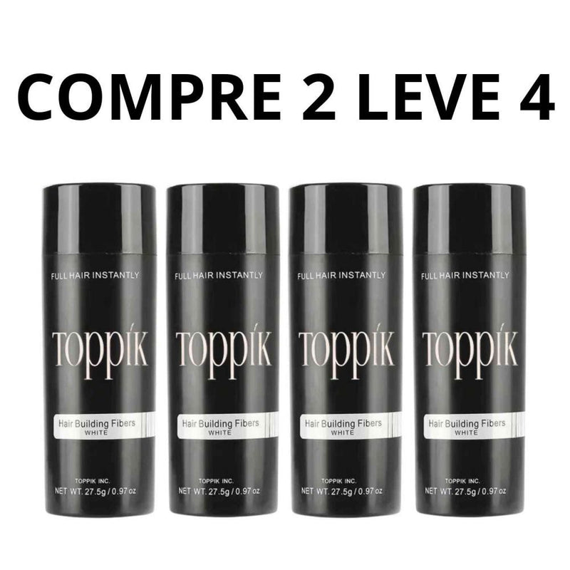 Toppik Hair Fiber - Preenche de Forma Instantânea as Falhas Capilares + Frete Grátis