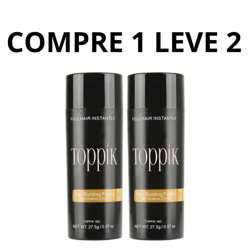 Toppik Hair Fiber - Preenche de Forma Instantânea as Falhas Capilares + Frete Grátis