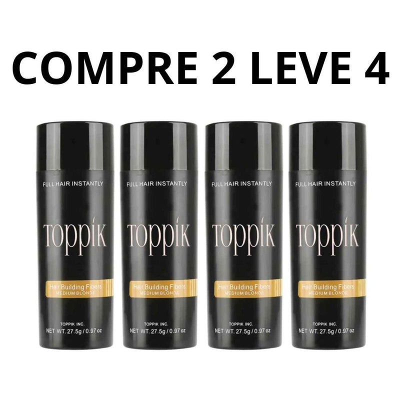 Toppik Hair Fiber - Preenche de Forma Instantânea as Falhas Capilares + Frete Grátis