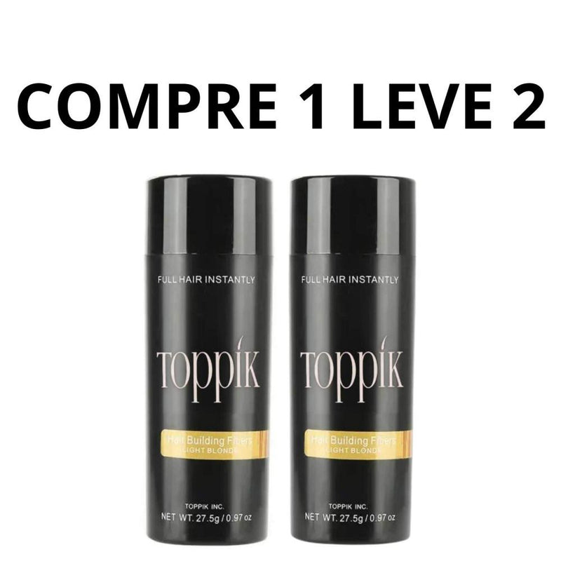 Toppik Hair Fiber - Preenche de Forma Instantânea as Falhas Capilares + Frete Grátis