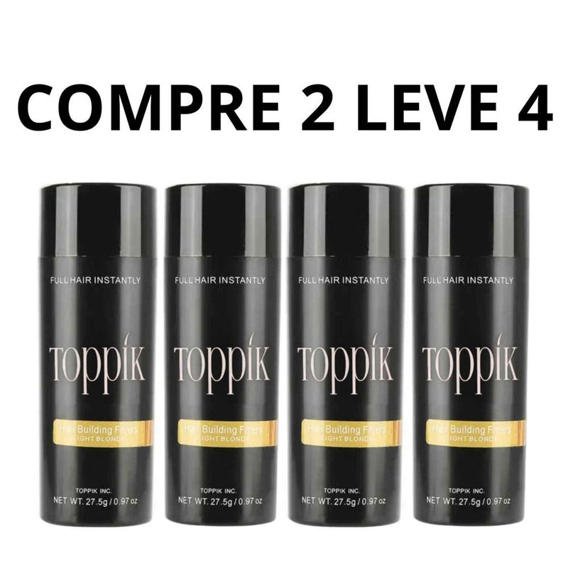 Toppik Hair Fiber - Preenche de Forma Instantânea as Falhas Capilares + Frete Grátis