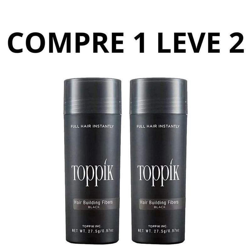 Toppik Hair Fiber - Preenche de Forma Instantânea as Falhas Capilares + Frete Grátis