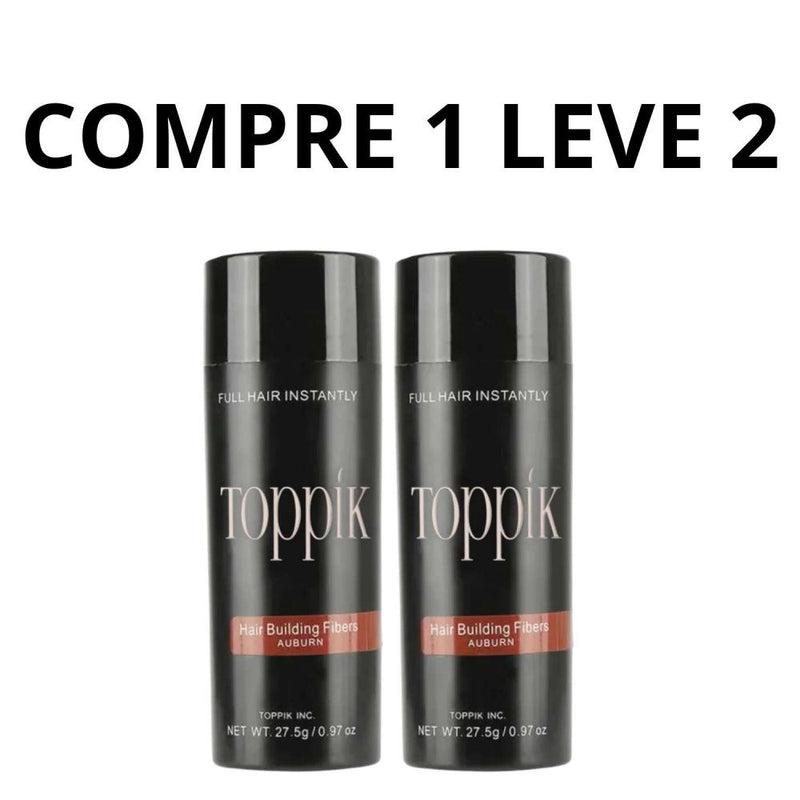 Toppik Hair Fiber - Preenche de Forma Instantânea as Falhas Capilares + Frete Grátis