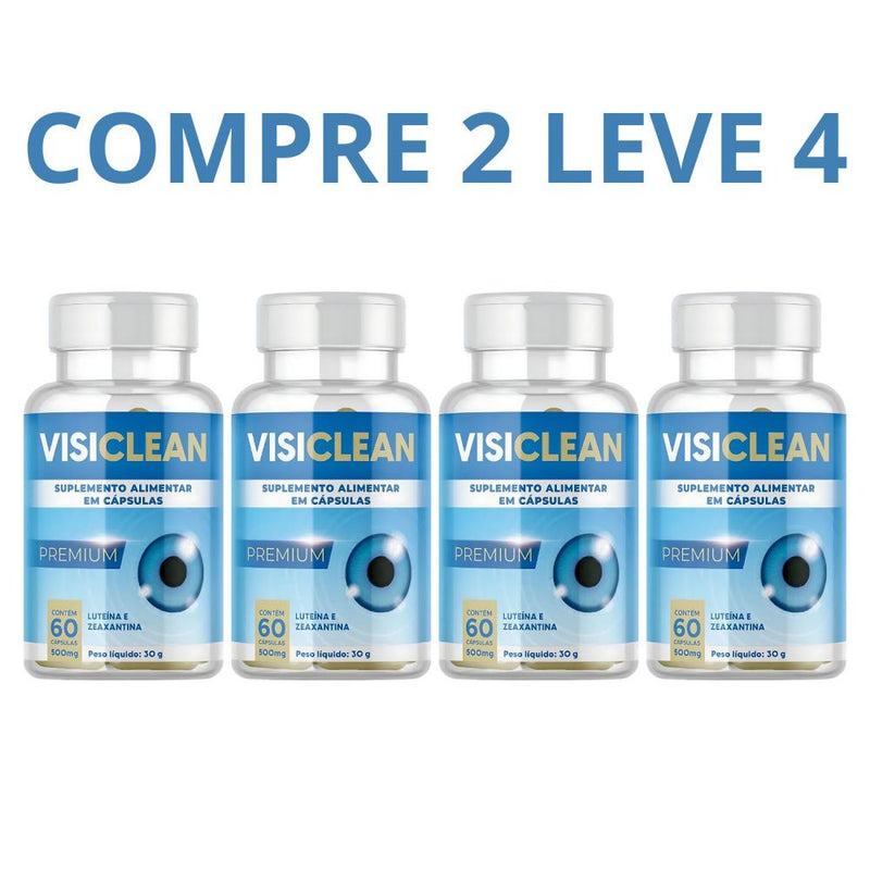 VisiClean 60 Cápsulas - Saúde Ocular Eficiente + Frete Grátis