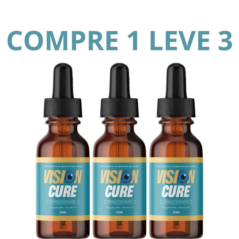 Vision Cure 30ml - Enxergue o Mundo Com Mais Clareza + Frete Grátis
