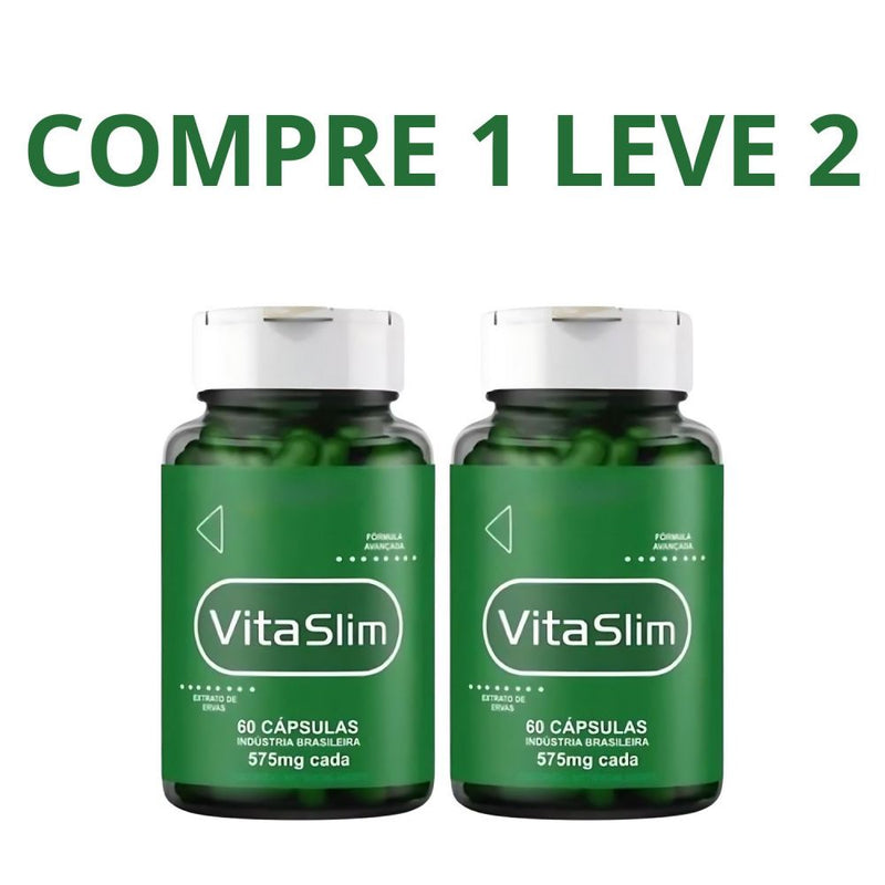 Vita Slim 60 Cápsulas - Emagrecimento e Redução de Medidas + Frete Grátis
